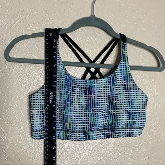 Athleta girl upbeat sport bra colorful black - Picture 7 of 7